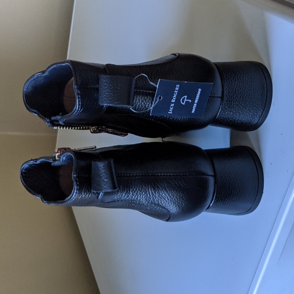Jack Rogers women's Berkeley Booties Back Leather Size 8 - Picture 8 of 11